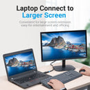 Vention DisplayPort to HDMI Female Adapter 1080p Black HBOB0