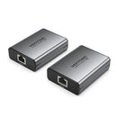 Vention HDMI Network Cable Extender 60M Gray Aluminum Alloy Type UK Standard AKGH0-UK