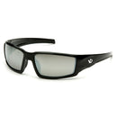 Pyramex Venture Gear - Pagosa - Black Frame/Silver Mirror Anti-Fog Lens Safety Glasses VGSB570T