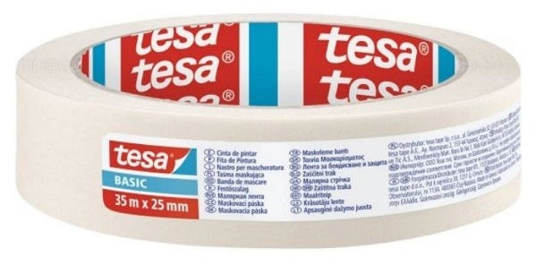 Tesa Masking Tape Basic 35:25 Color, Width 35mm