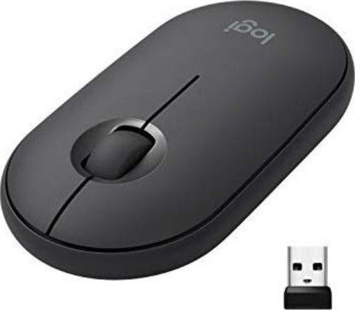 Logitech Pebble M350, 3 Buttons 1 x Wheel, Bluetooth Wireless Optical 1000 dpi Mouse - Graphite | 910-005718