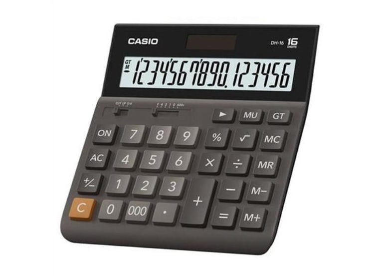 Casio Calculator DH-16-BK-W-DP