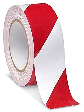 Tesa Floor Marking Tape Black and Yellow/ Red and White 33mm