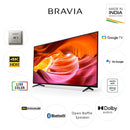 Sony Bravia 139 Cm (55 inches) 4K Ultra HD Smart LED Google TV With Dolby Audio & Alexa Compatibility Black KD-55X75K
