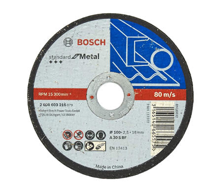 Bosch Metal Cutting Disc 100 x 2.5 x 16 mm Professional BO2608603216