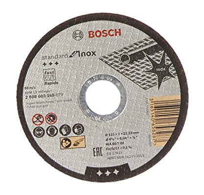 Bosch Metal Cutting Disc 115 x 1 MM SS professional