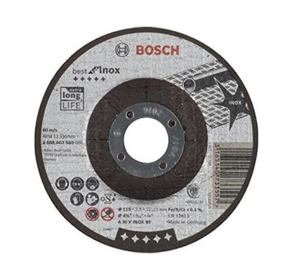 Bosch Metal Cutting Disc 115x2.5x22.23 MM SS