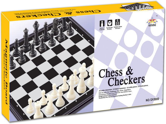 Chess & Checkers Play Set