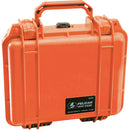 Pelican Case With No Foam Orange 1200-001-150