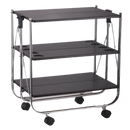 Vague Foldable 3 Layer Trolley Dark Wood