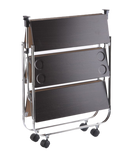 Vague Foldable 3 Layer Trolley Dark Wood