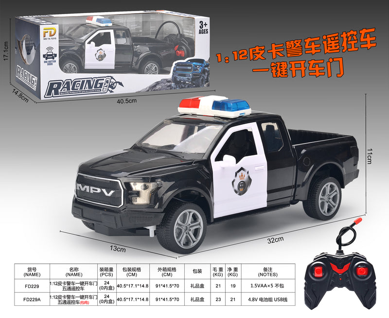 Remote Controlled GMC Police Car