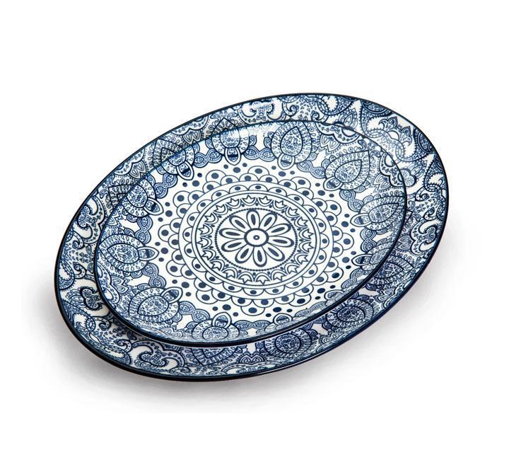 Che Brucia 8"Oval Plate Arabic