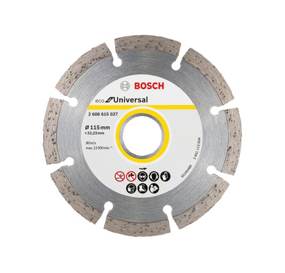 Bosch Diamond Cutting Disc 115 MM Eco Universal | Tool Accessories Bosch Diamond Cutting Disc 115 MM Eco Universal | Tool Accessories