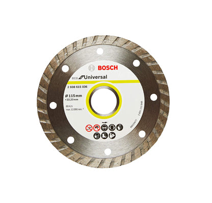 Bosch Diamond Cutting Disc 115 MM Eco Universal 2608615036 | Tool Accessories Bosch Diamond Cutting Disc 115 MM Eco Universal 2608615036 | Tool Accessories
