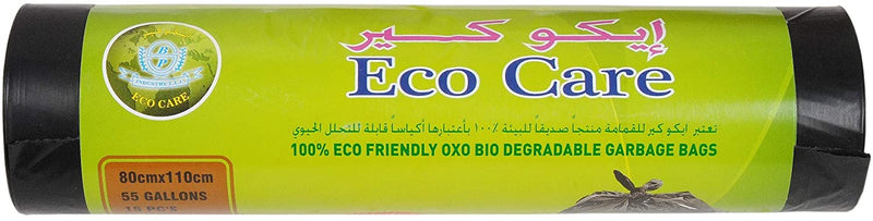 Eco Care Black HD Garbage Bags Sheet 80 X 110 cm