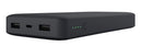 Belkin Power Bank 15K With Micro USB/USB Cable Black F7u021btblk