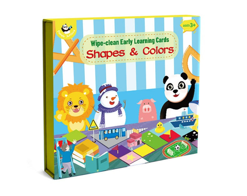 PJ PJ003-2 Wipe-Clean Early Learning Cards  - Shapes & Colors 49700231