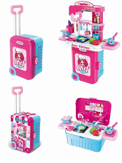 Little Chef Kitchen With Light Play Set