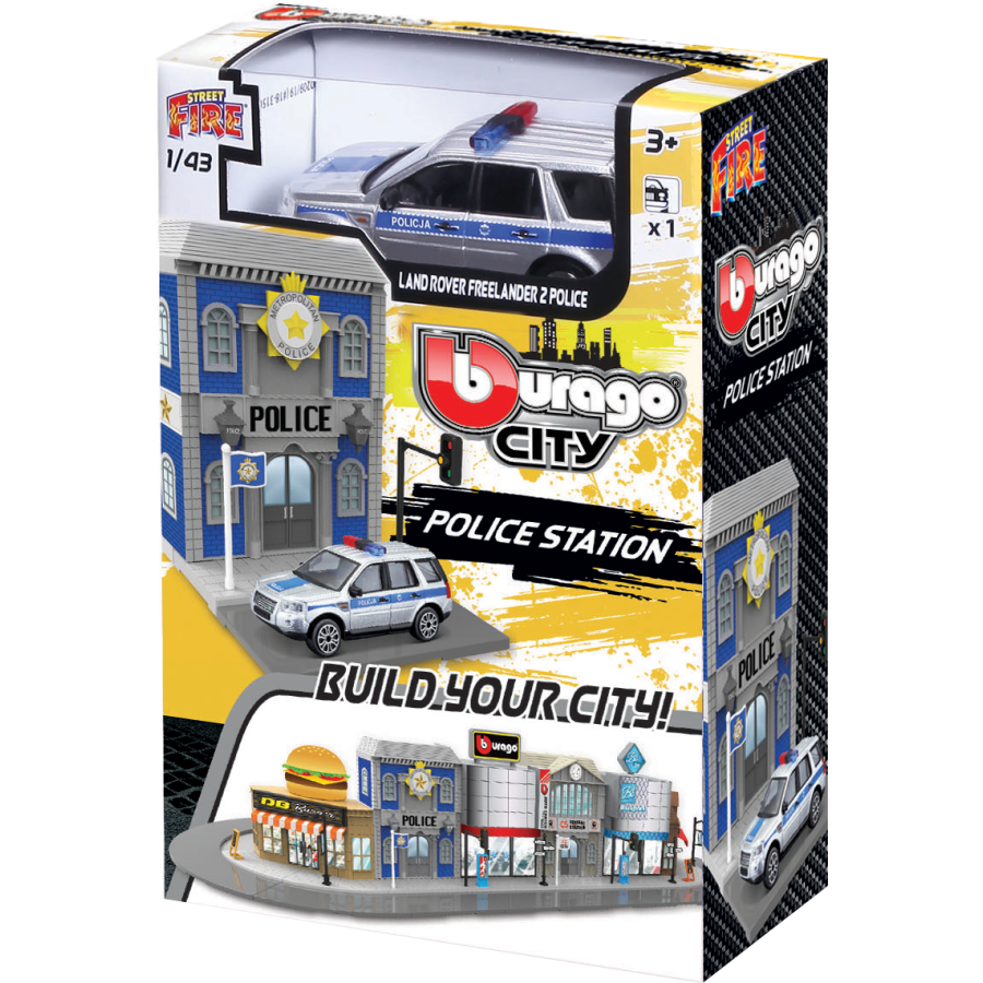 BBurago 18-31502 1:43 Str. Fire Bburago City, Police Station 47531502 | Games BBurago 18-31502 1:43 Str. Fire Bburago City, Police Station 47531502 | Games