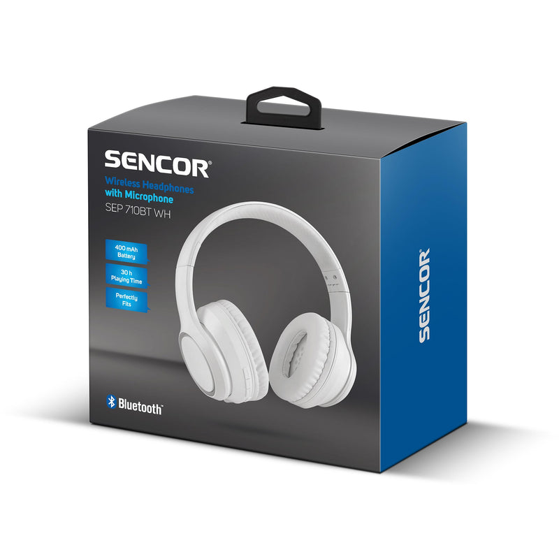 Sencor Wireless Headphone SEP 710BT WH