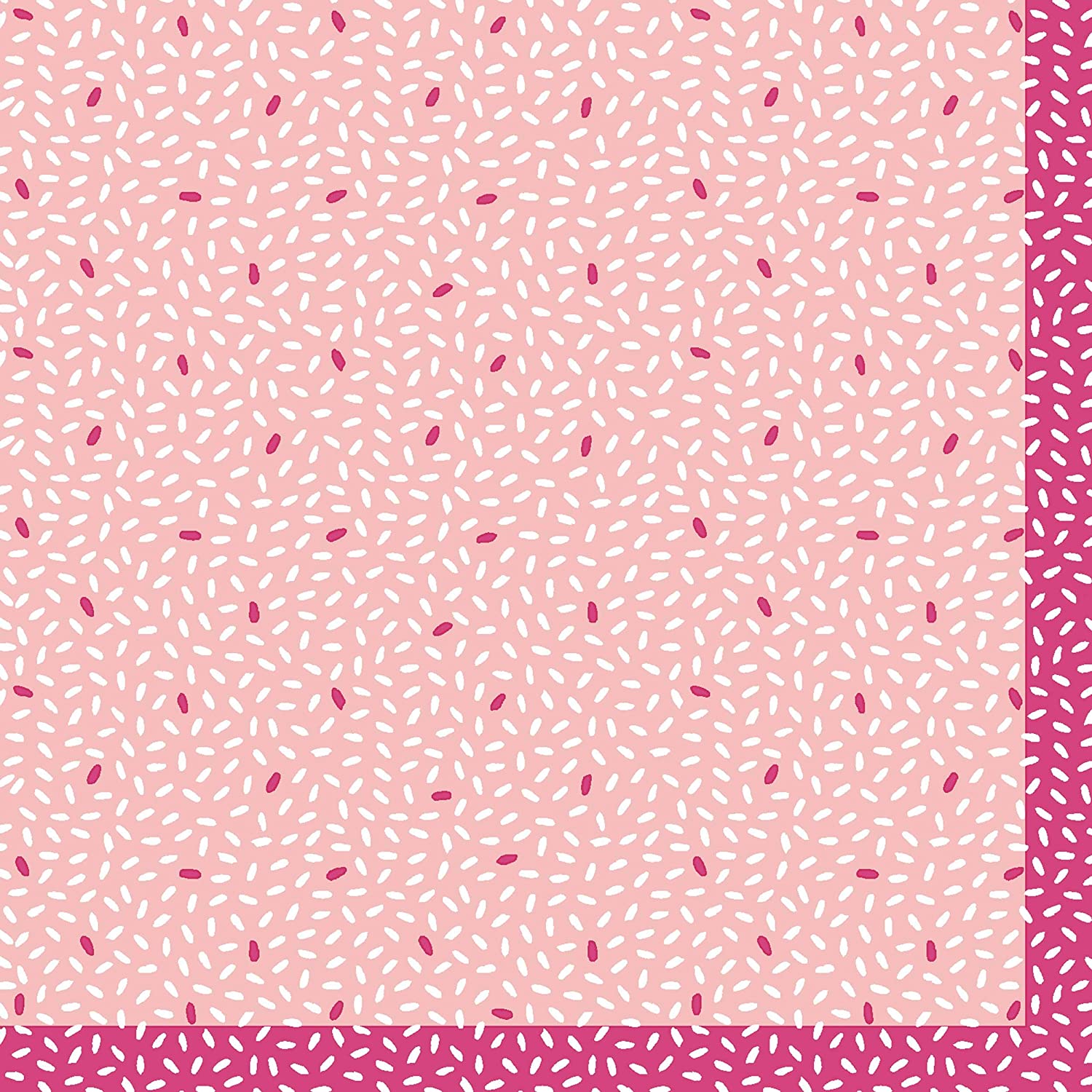 Duni Napkins 3 Ply 33x33 Rice Pink 12x20 188633 | Cleaning Materials