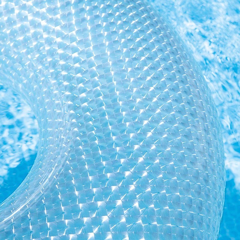 Glossy Crystal Inflatable Donut For The Pool And Beach