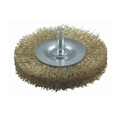 Bosch Crimped Wire Cup Brush 75 mm 6.0 mm Shank Brass