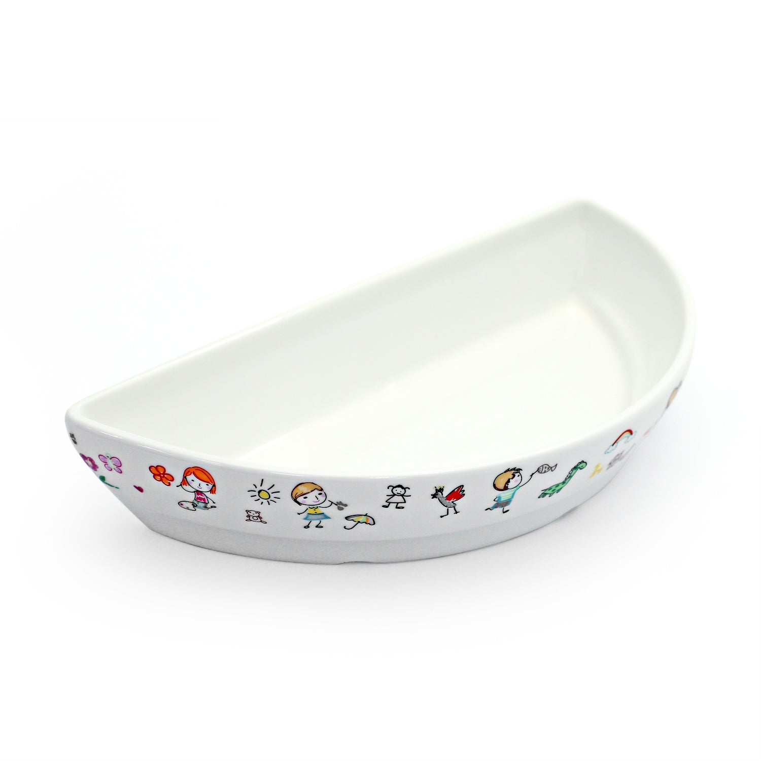 Kids Half Moon Platter / Dish 20.5*10*3.5cm | Tableware Kids Half Moon Platter / Dish 20.5*10*3.5cm | Tableware
