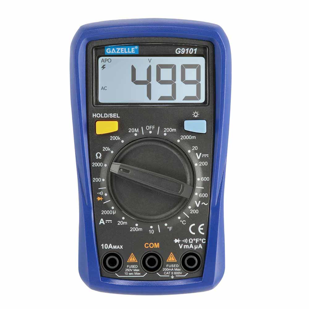 Gazelle G9101 Palm Sized Digital Multimeter 200MV-500MV AC/DC PAT-3978 | Measuring Tool Gazelle G9101 Palm Sized Digital Multimeter 200MV-500MV AC/DC PAT-3978 | Measuring Tool