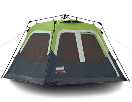 Coleman 4 Person Fastpitch Instant Cabin Tent 2000026675
