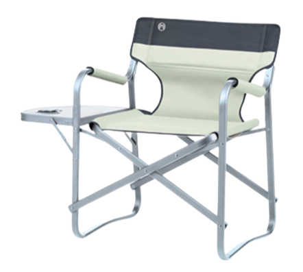 Coleman Deck Chair with Table Khaki 204066
