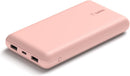 Belkin 20K Power Bank 2 USB-A & C 15W - Pink BPB012btRG