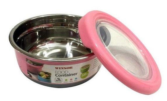 Winsor WFC220 220ml Food Container Pink