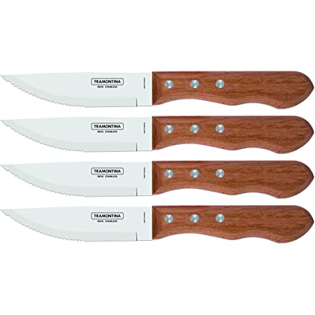 Tramontina Jumbo Steak Knife 4 pcs Barbecue Set | Kitchen Accessories Tramontina Jumbo Steak Knife 4 pcs Barbecue Set | Kitchen Accessories