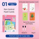 PJ PJ004-1 Pen Control Flash Cards- Numbers And Letters  49700514