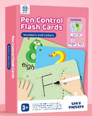 PJ PJ004-1 Pen Control Flash Cards- Numbers And Letters  49700514