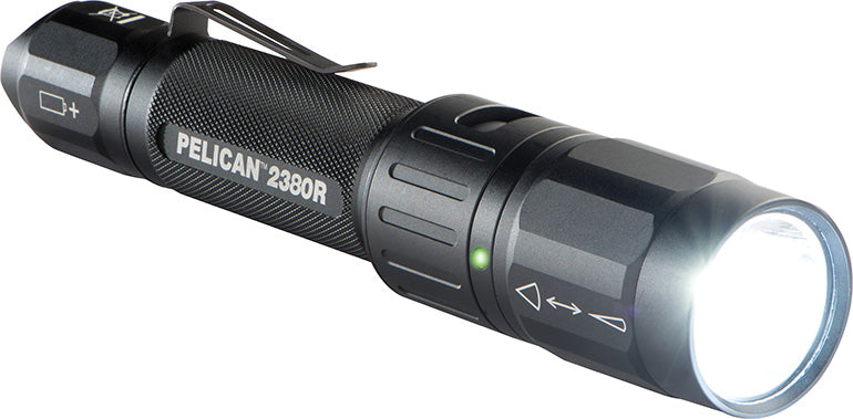 Pelican Adjustable Focus Rechargeable Flashlight Lumens 305 Black 2380R