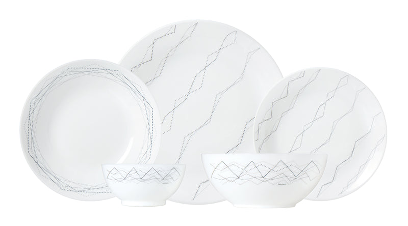 Luminarc Diwali Marble Dinner set 12 Pcs