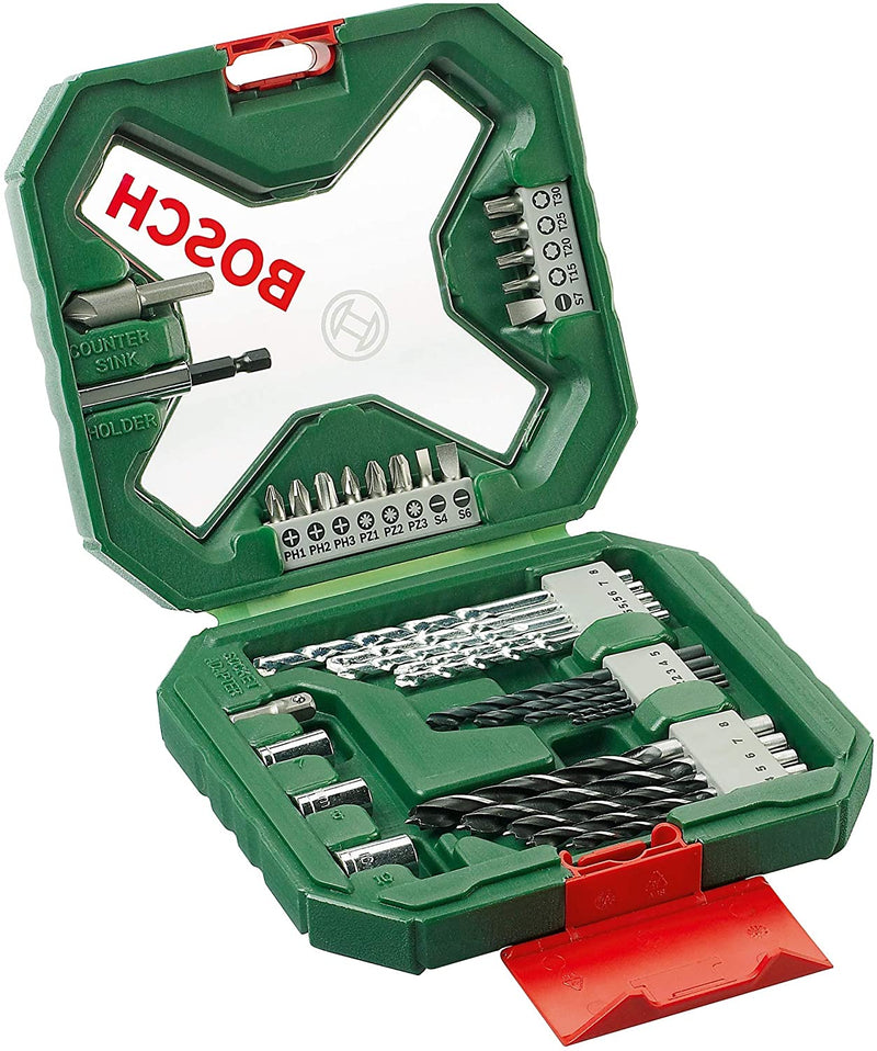 Bosch 34 Pieces X Line Classic Drill Bit And Screwdriver Bit Set BO2607010608