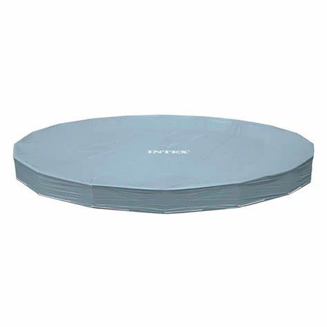 Intex Deluxe Round Pool Cover ( For 18' Pools) 42128041 | Pool Accessories