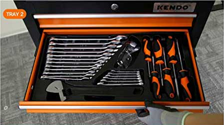 Kendo Tool Chest Set 113 Pieces KE90322