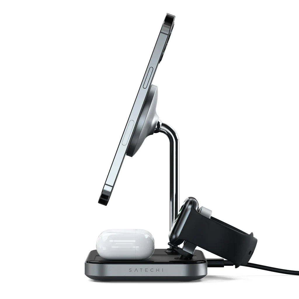 Satechi 3-in-1 Magnetic Wireless Charging Stand | Gadgets & Accessories Satechi 3-in-1 Magnetic Wireless Charging Stand | Gadgets & Accessories