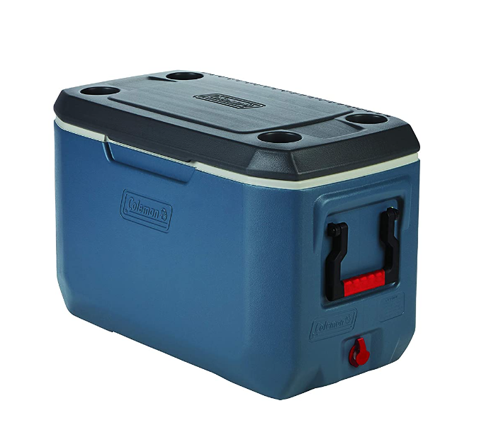 Coleman 70 Quarts Camping Cooler Blue And Black Made In USA 3000005893