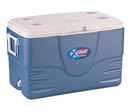 Coleman 52 Quarts Xtreme 5 Day Heavy Duty Hard Sided Cooler Blue And White 3000006572