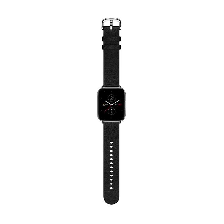 Amazfit A1958 -Zepp Square Polar Night Black Leather Strap Smart Watch Zepp Square 301024000000019