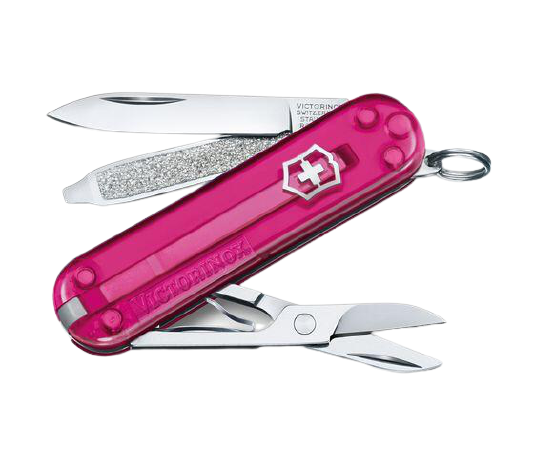 Victorinox Classic SD Transparent 7 Functions Small Pocket Knives Cupcake Dream 0.6223.T5G