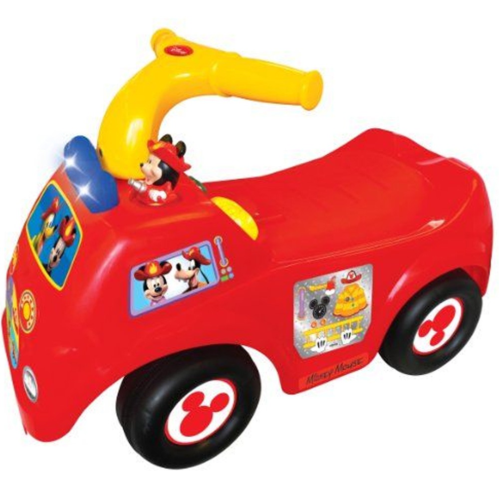 KD Light N' Sound Mickey Fire Engine 41549296 | Ride On