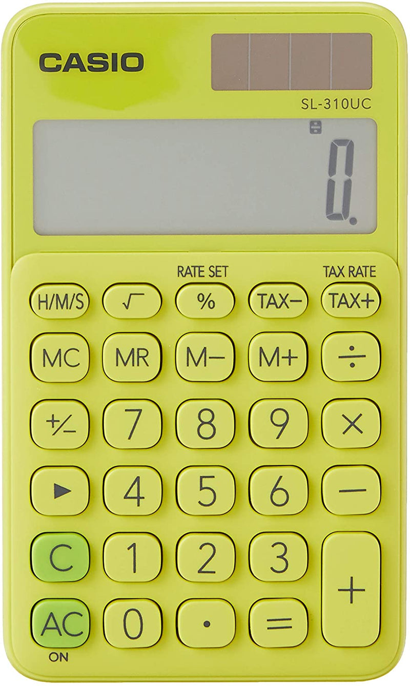 Casio Color Calculator SL-310UC-YG-N-DC