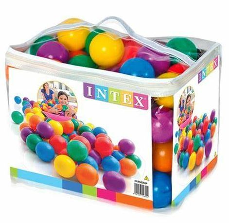 Intex Fun Ball (Ball-100Pcs), Ages 2+, Carry Bag 42149600